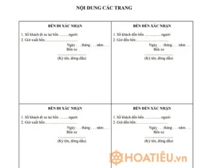 Hướng Dẫn Ghi Sổ Nhật Trình Chạy Xe