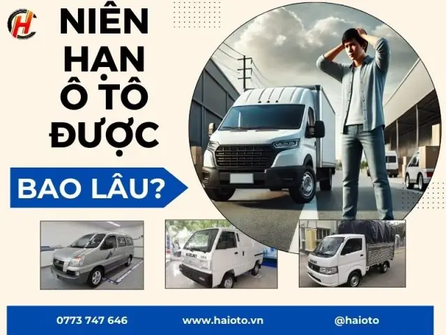 Sự Khác Biệt Giữa Xe Chở Người Đến 09 Chỗ Và Các Loại Xe Khác Về Niên Hạn