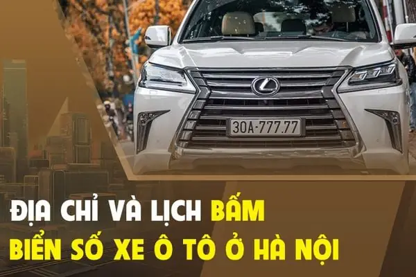 Bấm Biển Số Xe Ô Tô Hà Nội Ở Đâu? Những Lưu Ý Và Thủ Tục Cần Biết