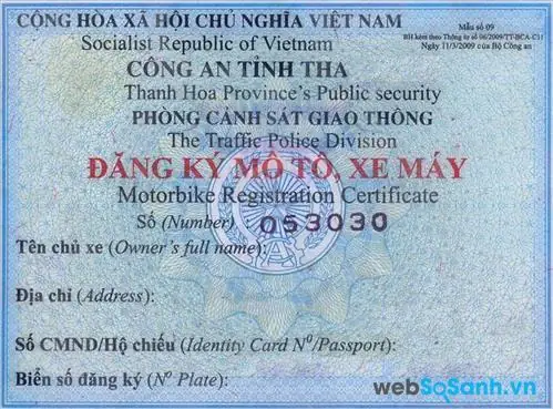 Nơi Mức Đóng Lệ Phí Trước Bạ Xe Ô Tô