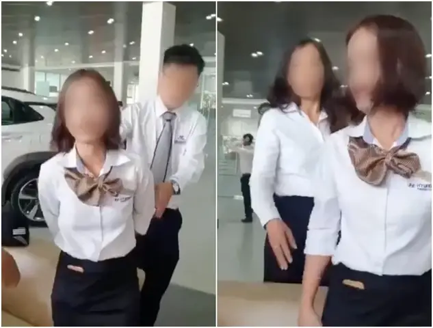 Xôn Xao Clip Nữ Nhân Viên Đại Lý Xe Ô Tô Hyundai Vén Váy, Tranh Cãi Gay Gắt Với Khách Hàng - Ảnh 3.