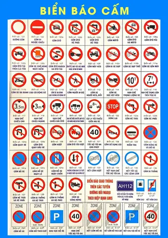 Biển Báo Cấm Là Biển Biểu Thị Các Điều Cấm Mà Người Tham Gia Giao Thông Không Được Vi Phạm.