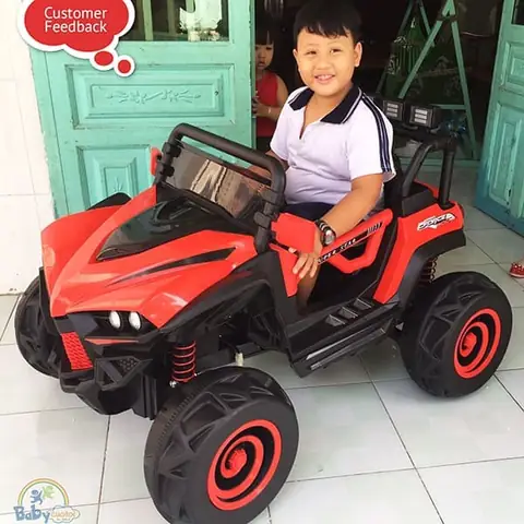 Xe Ô Tô Điện Trẻ Em Địa Hình Trọng Tải Lớn Bbt-3388 - Siêu Khỏe, Siêu Ngầu