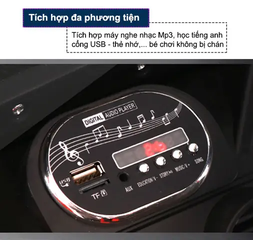 Xe Ô Tô Điện Trẻ Em Địa Hình Trọng Tải Lớn Bbt-3388 - Siêu Khỏe, Siêu Ngầu