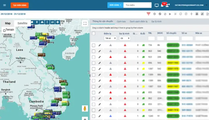 Phần Mềm Quản Lý Xe Ô Tô Smartlog