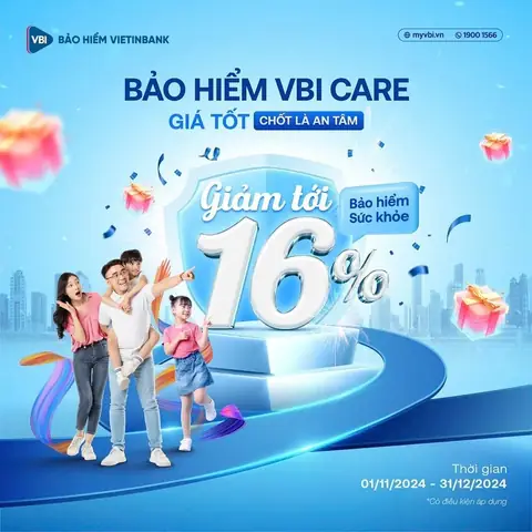 Vbi Mở Đại Tiệc Megasale: Giảm Tới 30% Các Sản Phẩm Bảo Hiểm