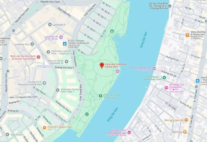 Cách Di Chuyển Đến Công Viên Vinhomes Central Park