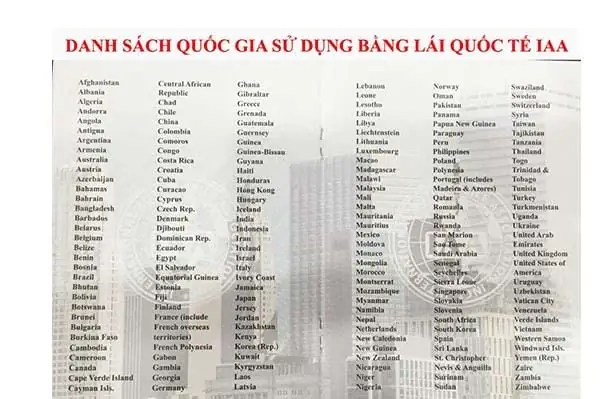 Bằng Lái Xe Ô Tô Quốc Tế Do Hiệp Hội Ô Tô Của Mỹ Cấp