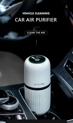 Máy Lọc Không Khí Di Động Mini Chính Hãng Hubbtronix Hubbsmart P02