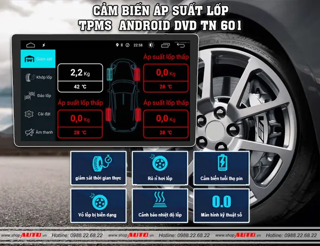 Cáº£m Biáº¿n Ã¡p Suáº¥t Lá»p Báº£o Vá» Cáº£nh Bã¡o Lá»p Xe