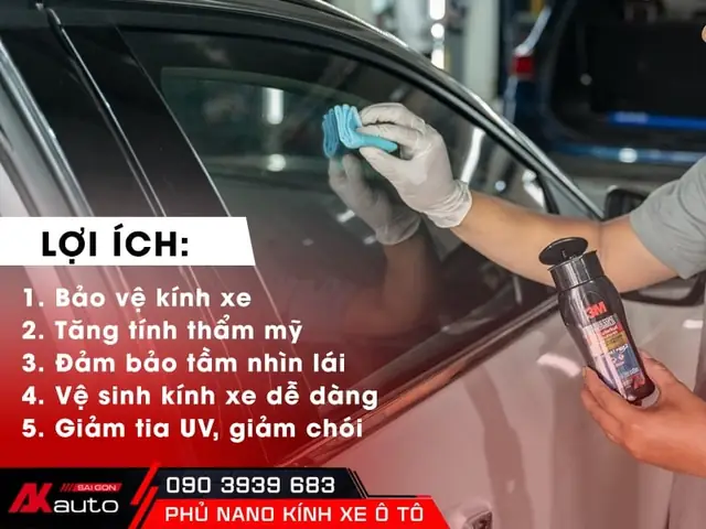 Những Lợi Ích Vượt Trội Khi Phủ Nano Kính Cho Ô Tô