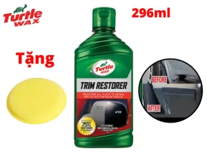 Hướng Dẫn Phục Hồi Nhựa Đen Xe Máy Ô Tô Bằng Turtle Wax Chi Tiết