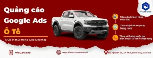 Chạy Quảng Cáo Google Cho Lĩnh Vực Bán Xe Ô Tô