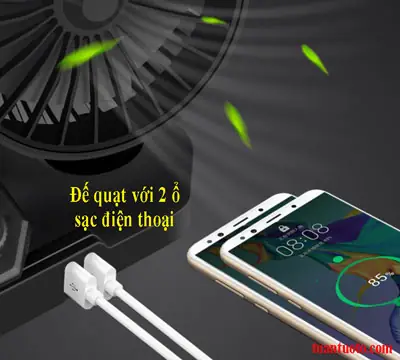 Đặc Tính Và Các Ưu Điểm Nổi Bật Của Quạt Đôi Mini Trên Ô Tô