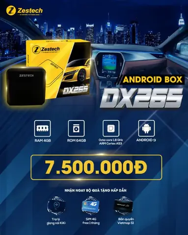 Giới Thiệuandroid Box Cho Ô Tôzestech Dx265
