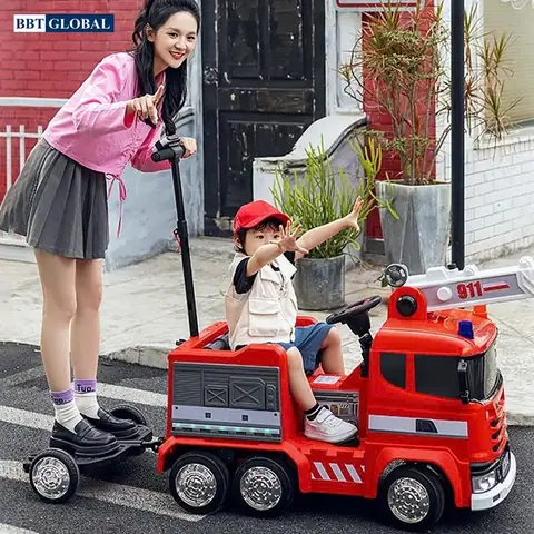 Xe Ô Tô Điện Cứu Hỏa Hiện Thực Chuyến Phiêu Lưu Cứu Thế Giới Của Bé