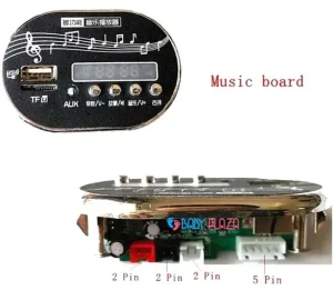 Mạch Nhạc Ô Tô Điện Của Bé