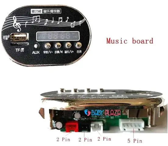 Mạch Nhạc Ô Tô Điện Của Bé