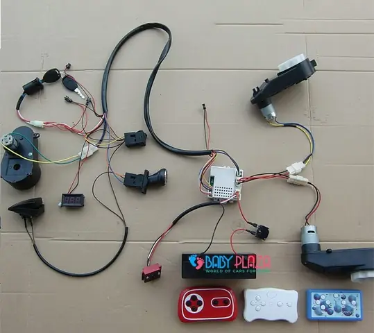 Sơ Đồ Nói Mạch Điện Xe Ô Tô Điện Trẻ Em