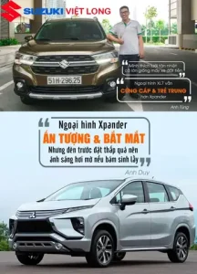 Người Dùng Chia Sẻ Đánh Giá Về Mitsubishi Xpander Và Suzuki Xl7