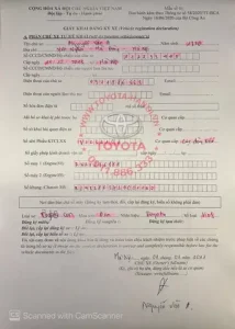 Quy Trình Để Đăng Ký Được 1 Chiếc Xe Ô Tô Mới
