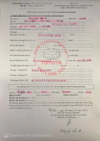 Quy Trình Để Đăng Ký Được 1 Chiếc Xe Ô Tô Mới