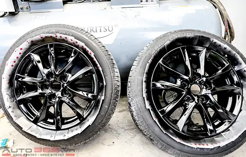 Sơn Vành Lốp Xe Ô Tô