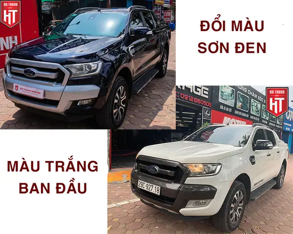 Hình Ảnh Dịch Vụ Sơn Xe Ô Tô Tại Hà Thành Garage