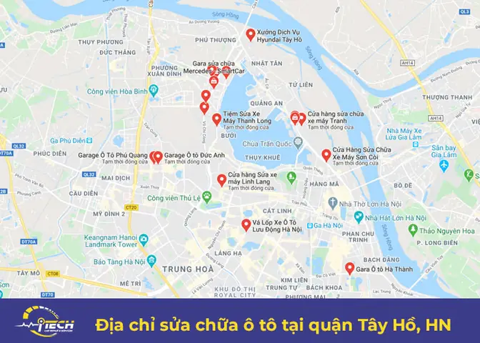 Địa Chỉ Sửa Chữa Ô Tô Tại Hà Nội,quận Tây Hồ