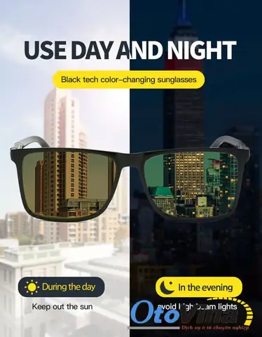 Thông Tin, Đặc Điểm, Tính Năng Của Kính Chống Lóa Ô Tô Ngày Và Đêm Đổi Màu Phân Cực ( Mẫu 21 )