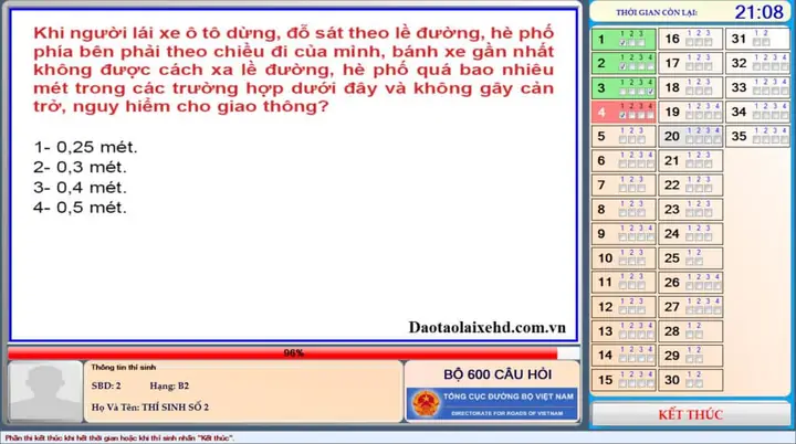 Tải Phần Mềm Thi Lý Thuyết Lái Xe B1