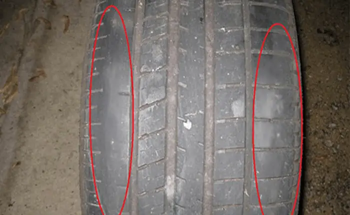 Lốp Xe Mòn Hai Bên