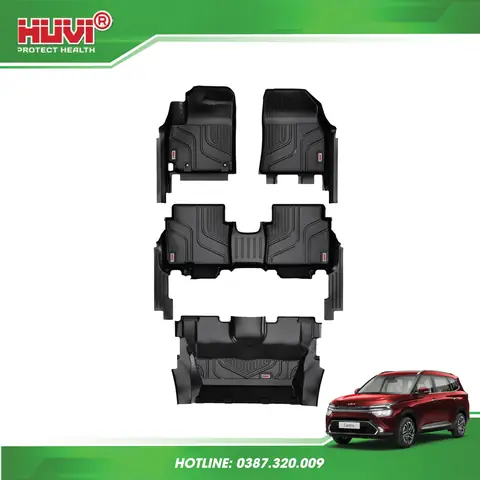 Chi Tiết Bộ Thảm Lót Sàn Ô Tô Kia Carens 2023+