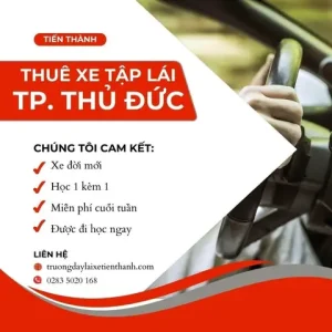 Thuê Xe Tập Lái Tại Thủ Đức - Tiến Thành