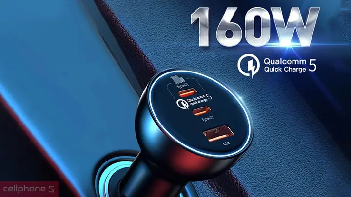 Đầu Tẩu Sạc Ô Tô Đa Cổng