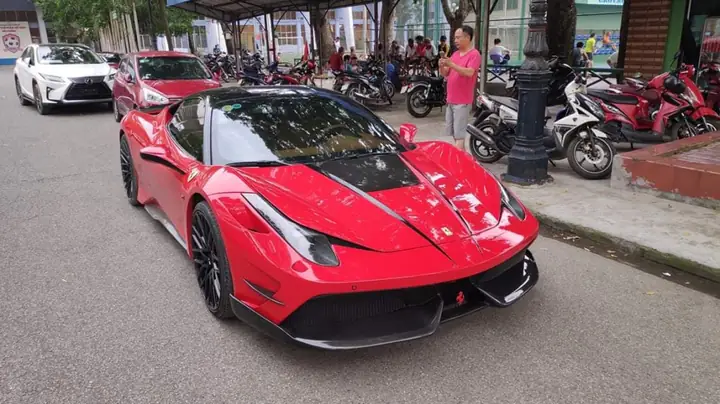 Ferrari 458 Italia Độ Body Kit Misha Designs Độc Nhất Việt Nam Trên Đường Phố Hải Phòng Với Màu Sơn Đỏ