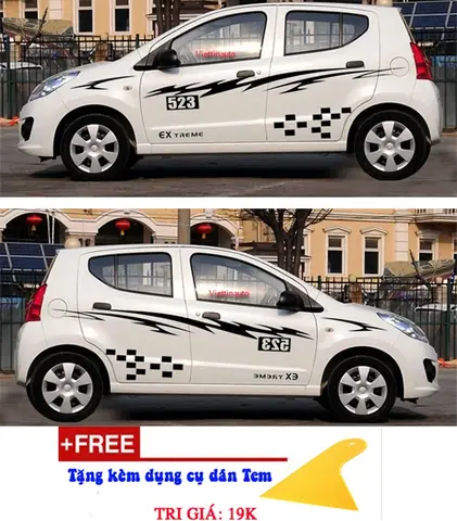 Tem Trang Trí Xe Ô Tô Matiz