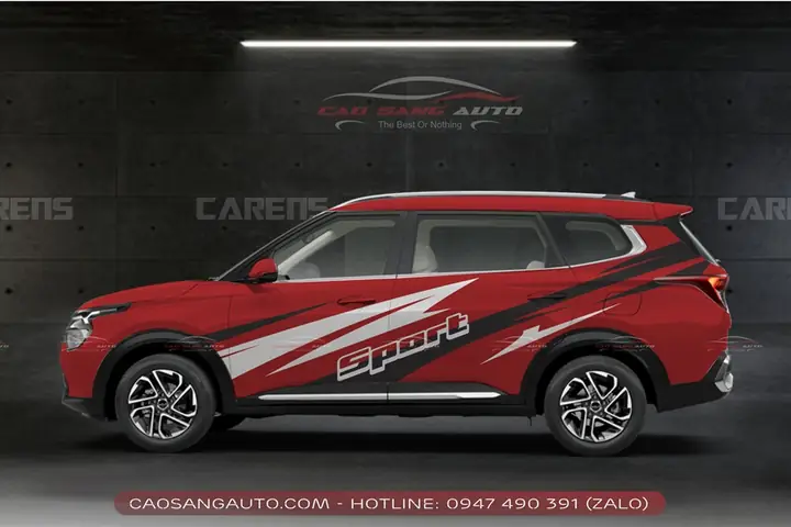 Cao Sang Auto Giới Thiệu Đến Quý Khách Hàng Trăm Mẫu Decal Tem Trùm, Tem Rời Xe Suv 7 Chỗ Đẹp