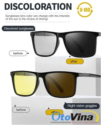 Thông Tin, Đặc Điểm, Tính Năng Của Kính Chống Lóa Ô Tô Ngày Và Đêm Đổi Màu Phân Cực ( Mẫu 21 )
