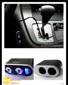 Bộ Chia Cổng Tẩu Châm Thuốc, Cổng Sạc Trên Ô Tô