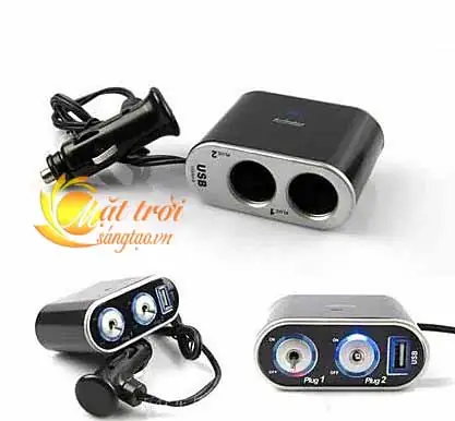 Bộ Chia Cổng Tẩu Châm Thuốc, Cổng Sạc Trên Ô Tô