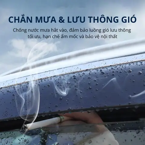Ngăn Nước Mưa Hắt Và Duy Trì Không Khí Luôn Thoáng Mát