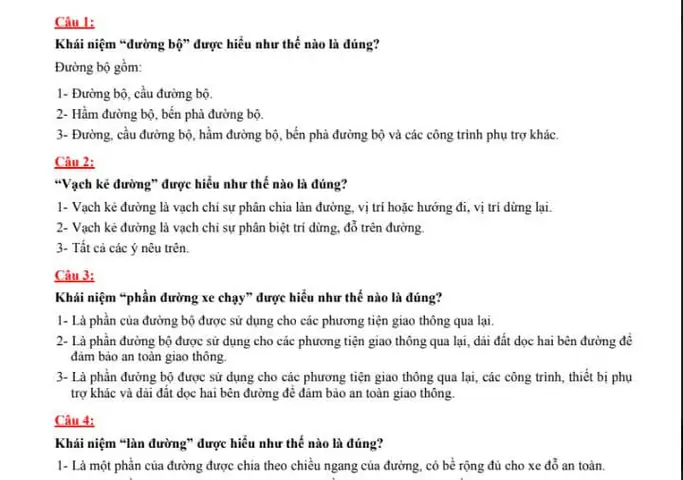 Làm Sao Để Không Sai 100 Câu Điểm Liệt Thi Ô Tô?