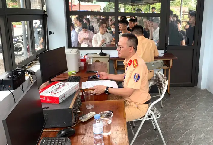 Công An Tỉnh Bắc Ninh Nỗ Lực Hoàn Thành Sát Hạch Cấp Giấy Phép Lái Xe Cho Người Dân