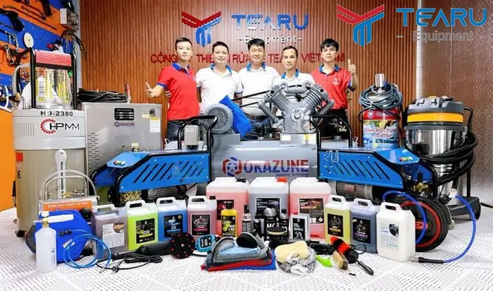 Công Ty Cung Cấp Trọn Bộ Thiết Bị Rửa Xe Ô Tô Có Cầu Nâng 1 Trụ Uy Tín