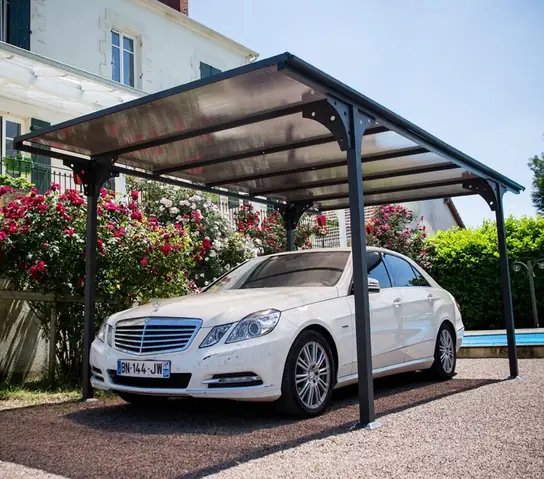 Mẫu Nhà Để Xe Ô Tô Ngoài Trời Đẹp