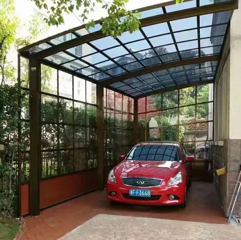 Mẫu Nhà Để Xe Ô Tô Ngoài Trời Đẹp