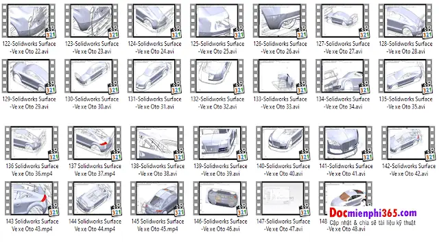 Thiết Kế Xe Ô Tô Trên Solidworks