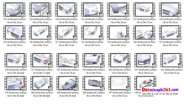Thiết Kế Xe Ô Tô Trên Solidworks