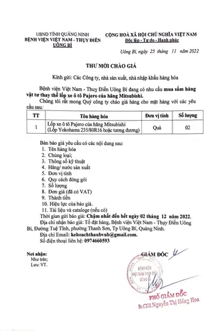 Cách Viết Thư Báo Giá Xe Ô Tô Chuyên Nghiệp